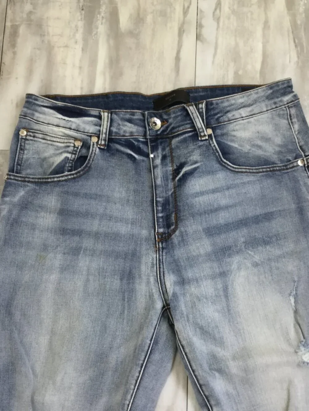 Kollar 203 Rockstars Classic Skinny Distressed Jean 34